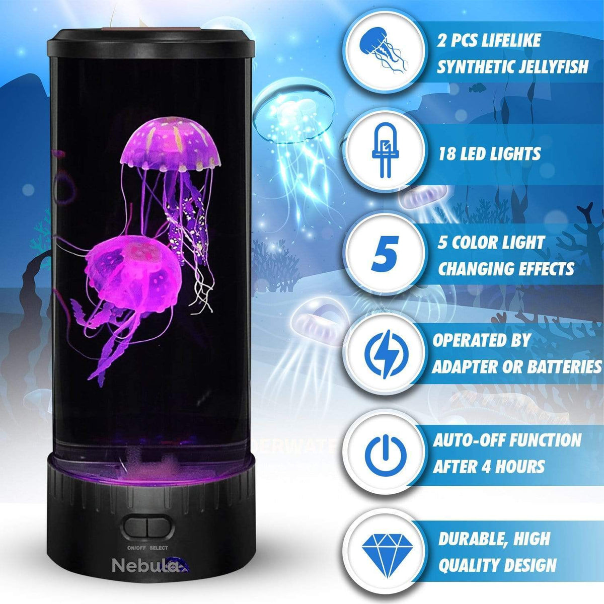 THE JELLYFISH AQUARIUM LAMP