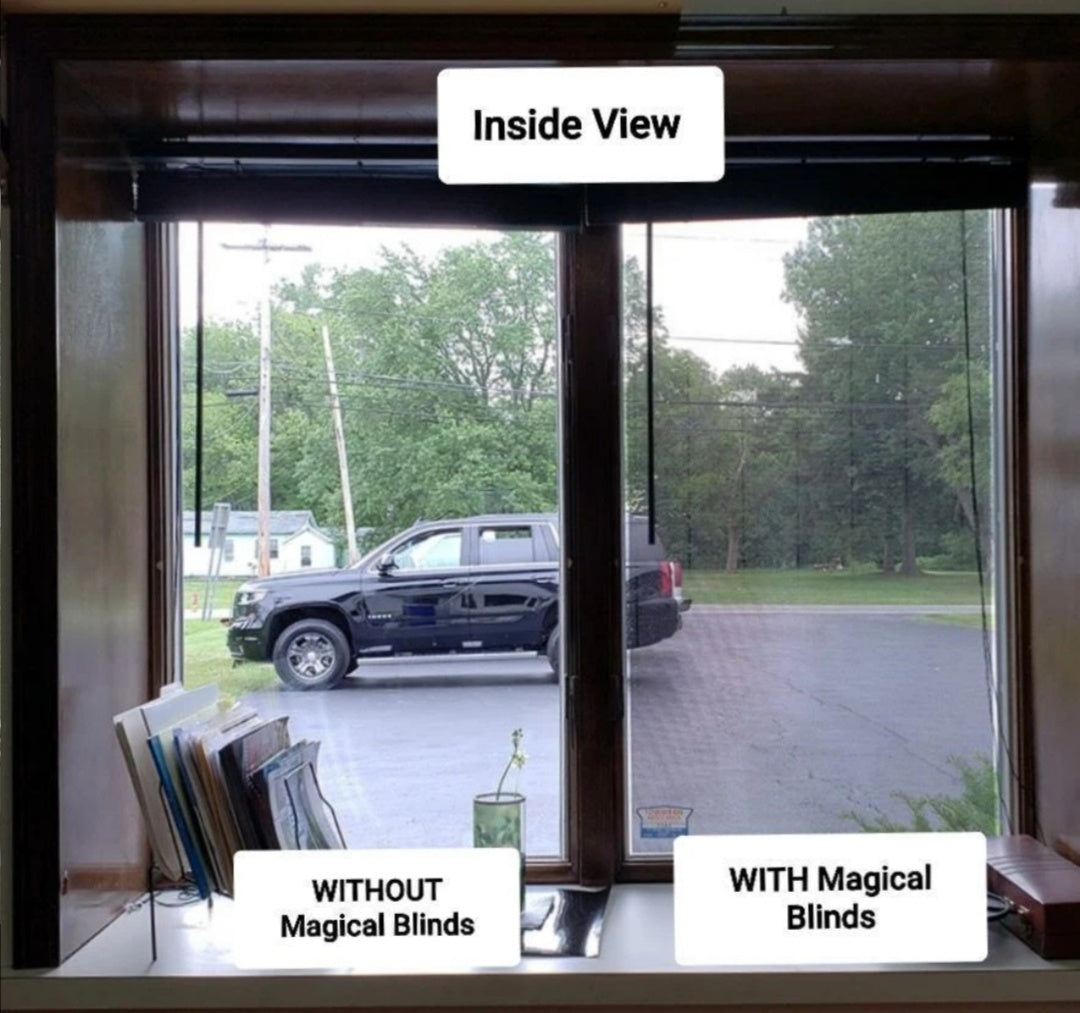 1-way Vision Horizontal Blinds (Applies to Exterior)