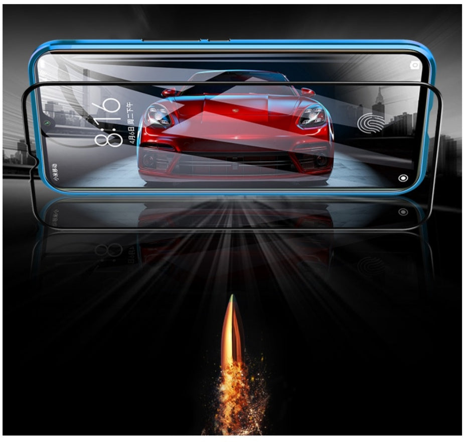 Tempered Glass Magnetic Adsorption Phone Case for Xiaomi Redmi