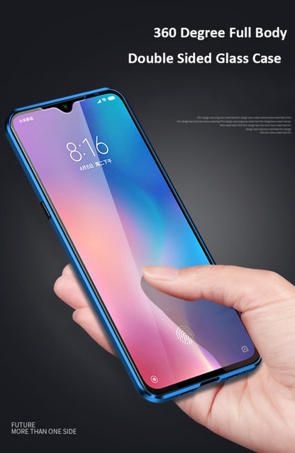 Tempered Glass Magnetic Adsorption Phone Case for Xiaomi Redmi