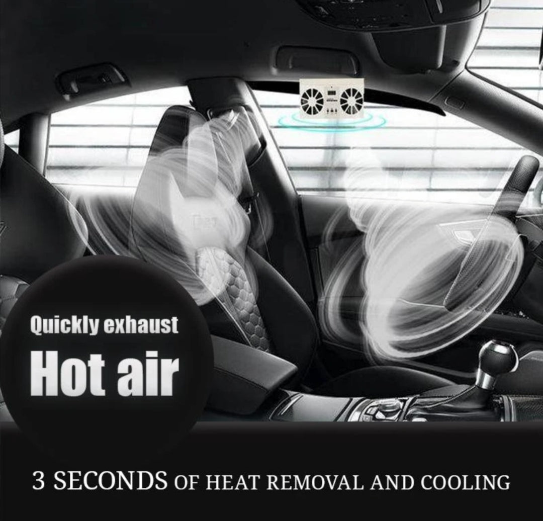 Solar Car Exhaust Heat Exhaust Fan