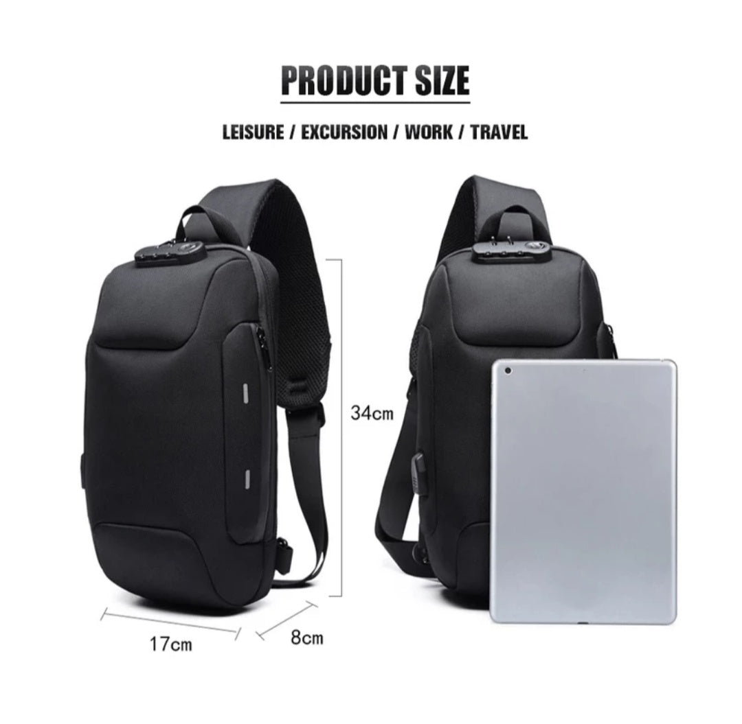 Anti-theft Backpack With 3-Digit Lock