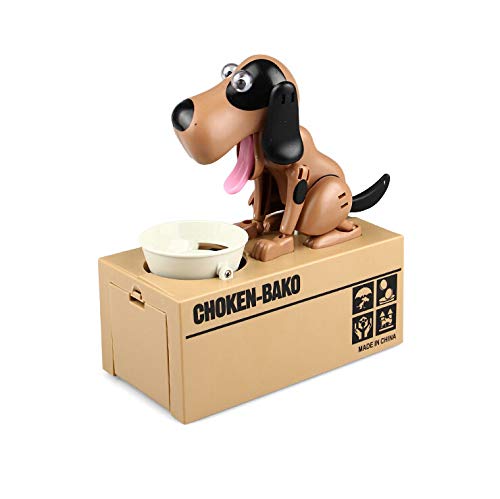 My Dog Piggy Bank - Robotic Coin Munching Toy Money Box