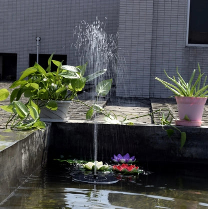 SOLAR-POWERED FOUNTAIN KIT FOR YOUR GARDEN!