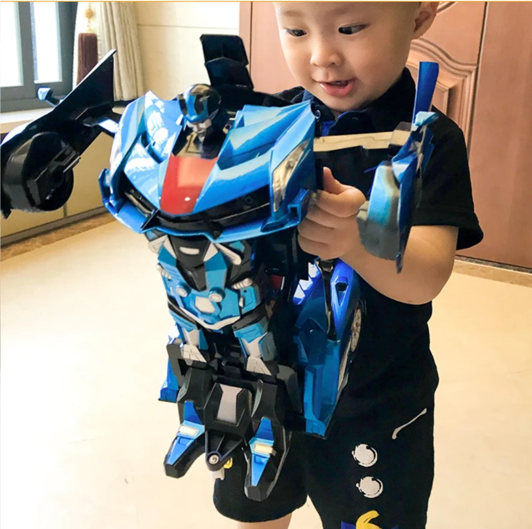 Transformer RC Toy Car with Gesture Sensing One-Button Deformation
