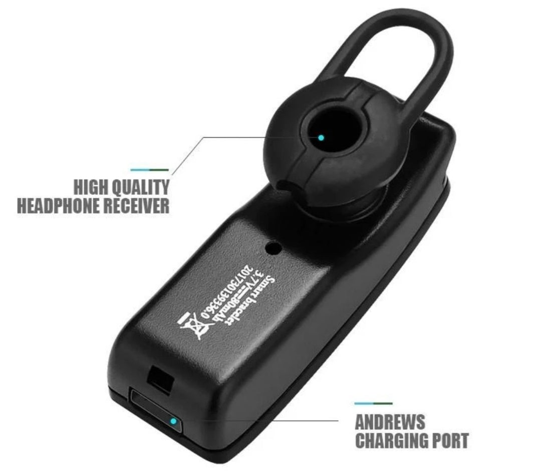 2-in-1 Smart Bracelet with Bluetooth Earphone