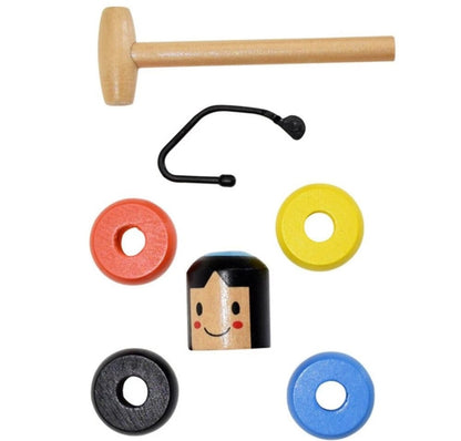 LITTLE WOODEN MAN WHO CAN'T BEAT INTERESTING MAGIC TOY（Not much stock, hurry up!