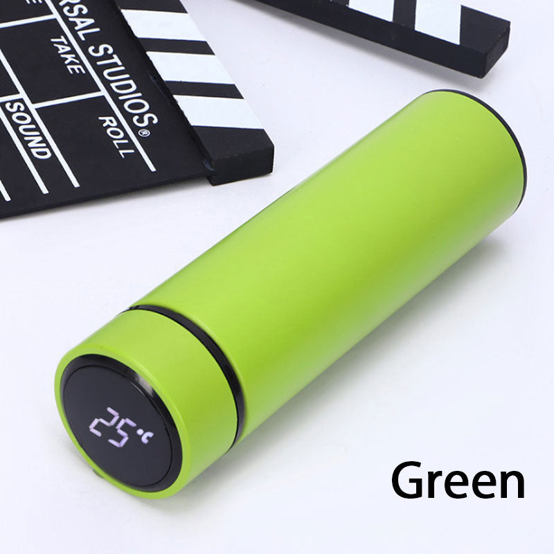 Temperature Display Vacuum Insulated Water Bottle