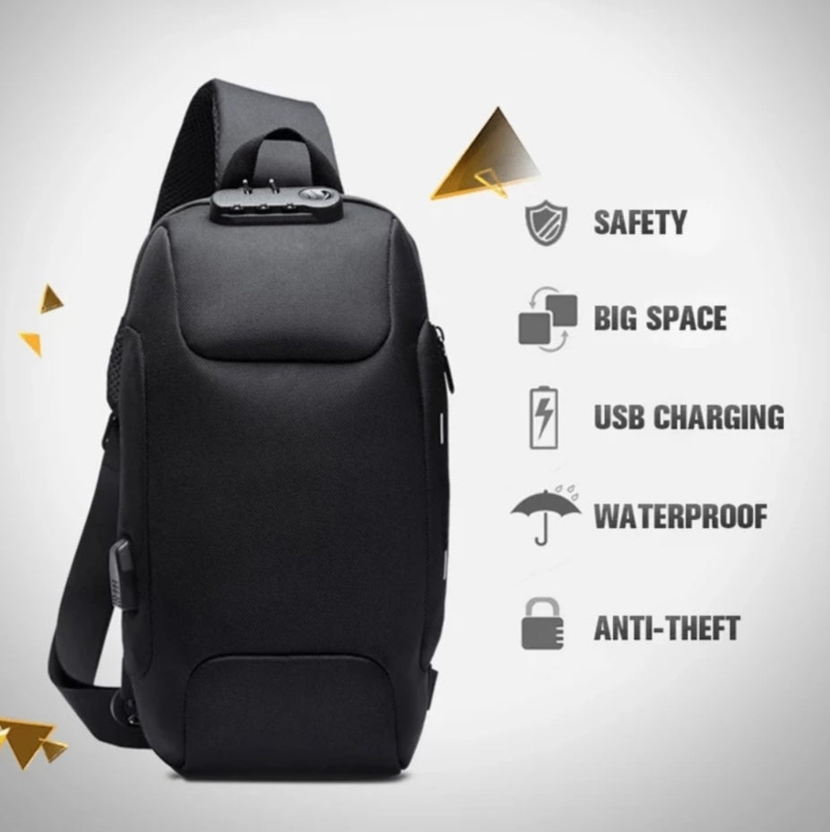 Anti-theft Backpack With 3-Digit Lock