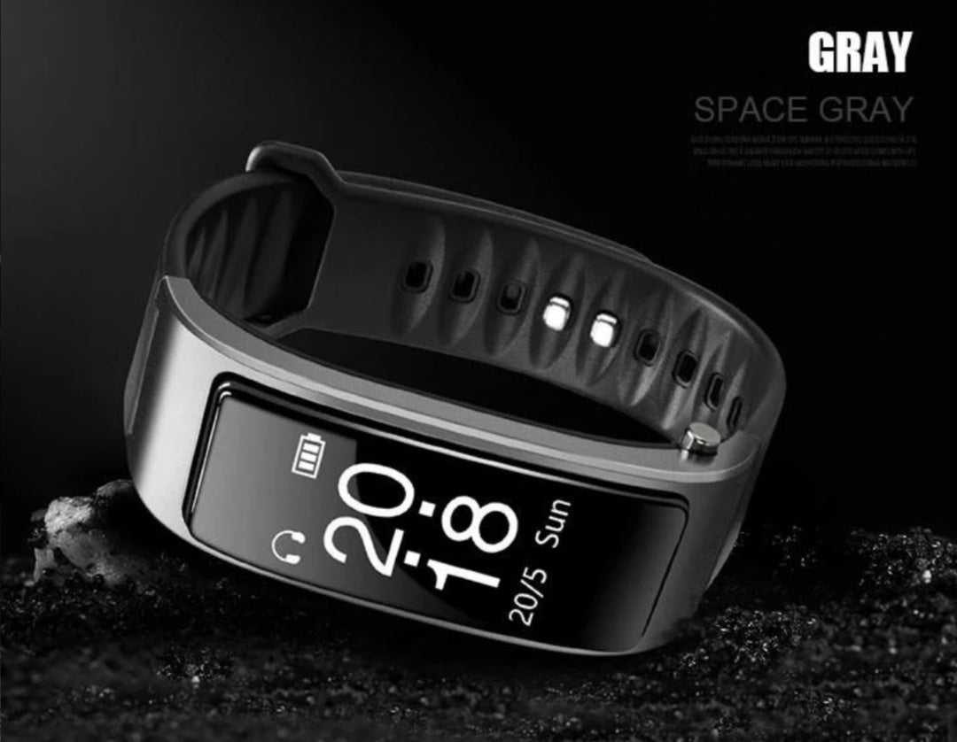 2-in-1 Smart Bracelet with Bluetooth Earphone