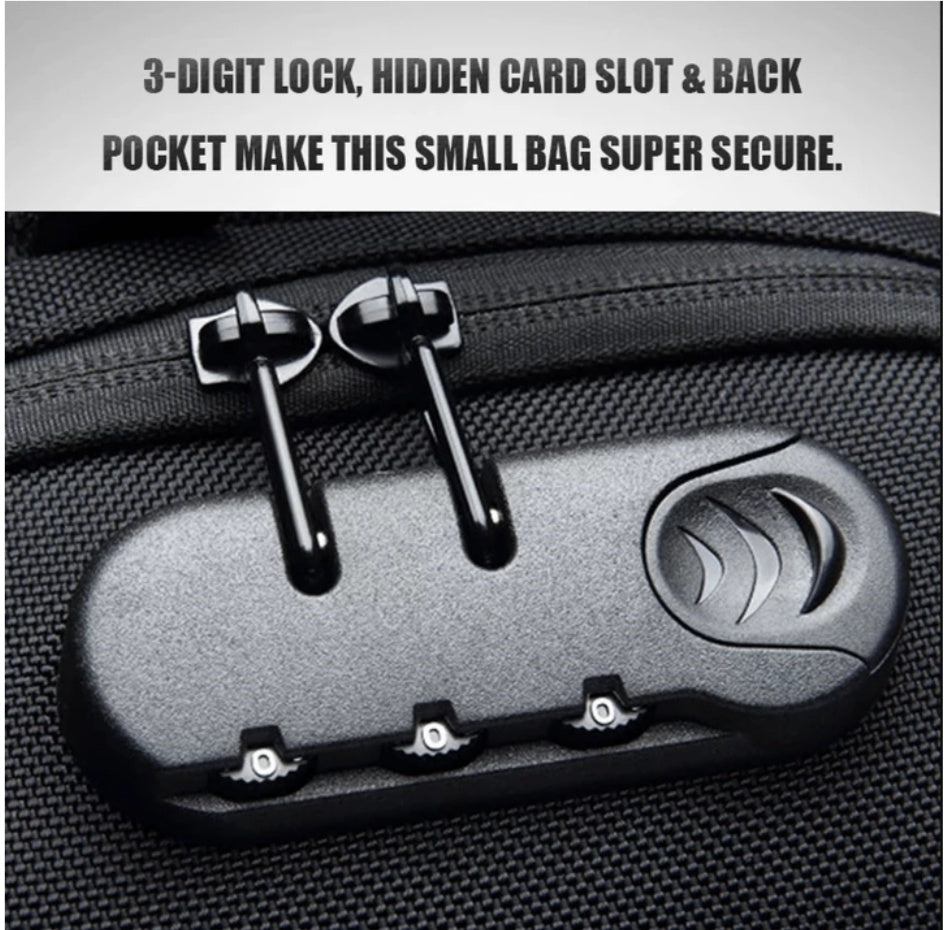 Anti-theft Backpack With 3-Digit Lock