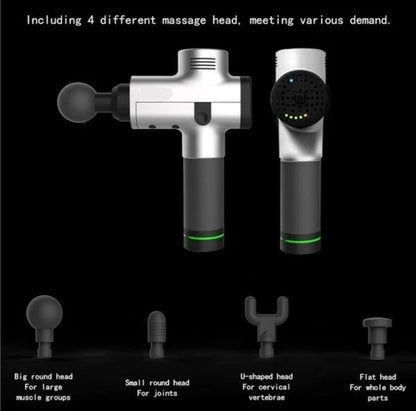 4 In One, Relieving Pain, 3 Speed Setting Body Deep Muscle Massager