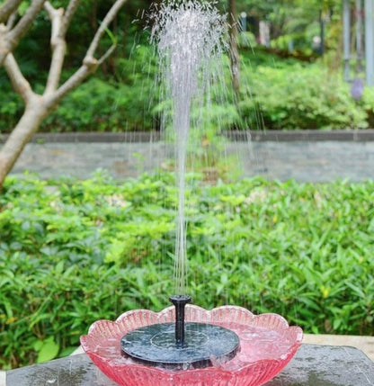 SOLAR-POWERED FOUNTAIN KIT FOR YOUR GARDEN!